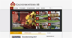 Desktop Screenshot of gagnefsbostader.se