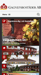 Mobile Screenshot of gagnefsbostader.se